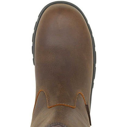 Wolverine Men's Carlsbad 10" Steel Toe Waterproof Wellington Work Boot- Brown- W241069 - Overlook Boots