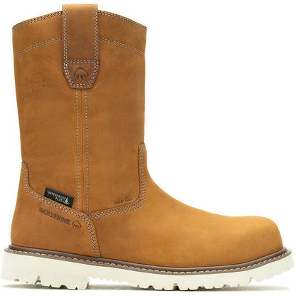 Wolverine Men's Revival 10" Composite Toe Waterproof Wellington Work Boot- Wheat- W241070 7 / Medium / Wheat - Overlook Boots