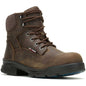 Wolverine Men's Durashocks Slip Resistant Icon 6" Composite Toe Waterproof Work Boot -Brown- W241097 7 / Medium / Dark Brown - Overlook Boots