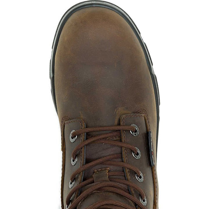 Wolverine Men's Durashocks Slip Resistant Icon 6" Composite Toe Waterproof Work Boot -Brown- W241097 - Overlook Boots