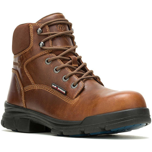Wolverine Men's Durashocks Slip Resistant Icon 6" Composite Toe Waterproof Work Boot -Tan- W241100 7 / Medium / Tan - Overlook Boots