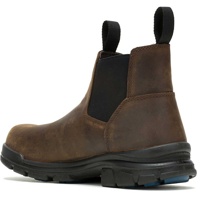 Wolverine Men's Durashocks Icon Composite Toe Waterproof Romeo Work Boot -Brown- W241102 - Overlook Boots