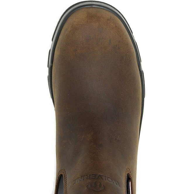 Wolverine Men's Durashocks Icon Soft Toe Waterproof Romeo Work Boot -Brown- W240028 - Overlook Boots