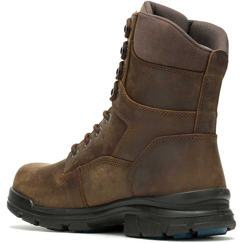 Wolverine Men's Durashocks Slip Resistant Icon 8" Composite Toe Waterproof Work Boot -Brown- W241103 - Overlook Boots