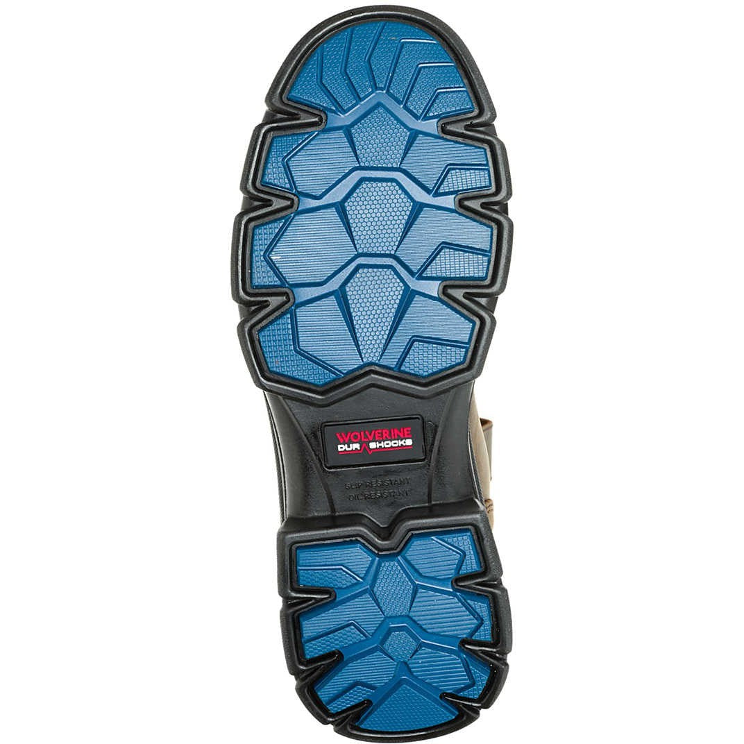 Wolverine Men's Durashocks Icon Soft Toe Waterproof Wellington Work Boot -Brown- W240050 - Overlook Boots