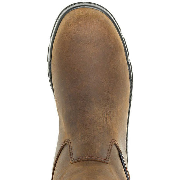 Wolverine Men's Durashocks Icon Soft Toe Waterproof Wellington Work Boot -Brown- W240050 - Overlook Boots