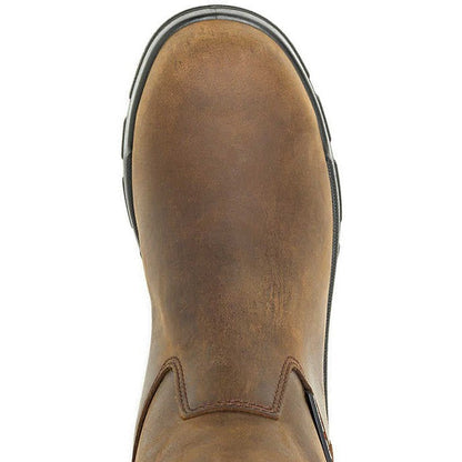 Wolverine Men's Durashocks Icon Soft Toe Waterproof Wellington Work Boot -Brown- W240050 - Overlook Boots