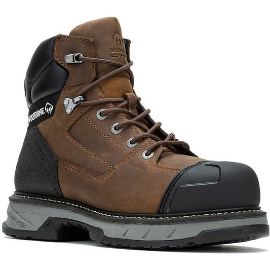 Wolverine Men's Reforce Heavy Duty 6" Composite Toe Waterproof Work Boot -Brown- W241110 7 / Medium / Brown - Overlook Boots