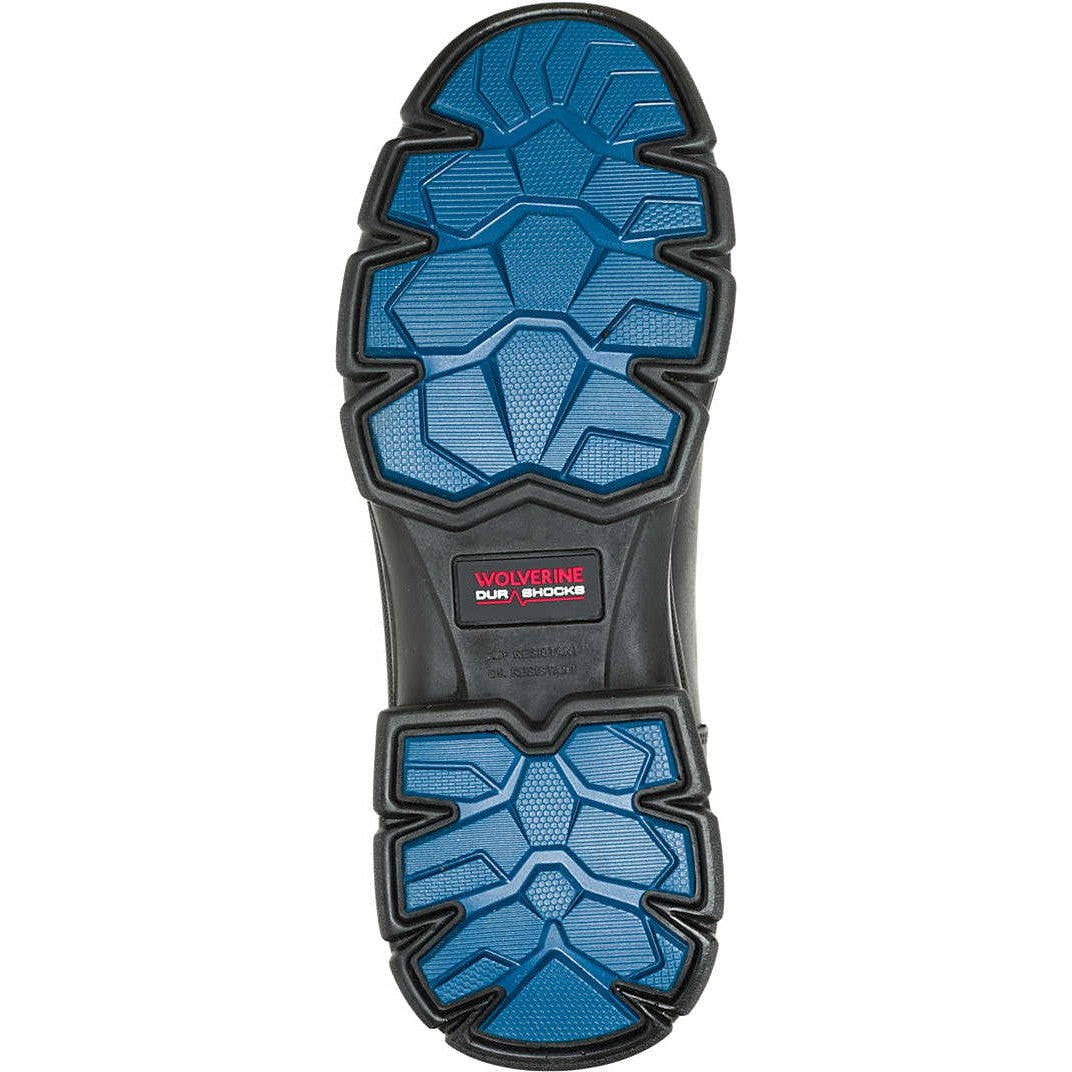 Wolverine Men's Durashocks Icon Soft Toe Waterproof Romeo Work Boot -Black- W240046 - Overlook Boots