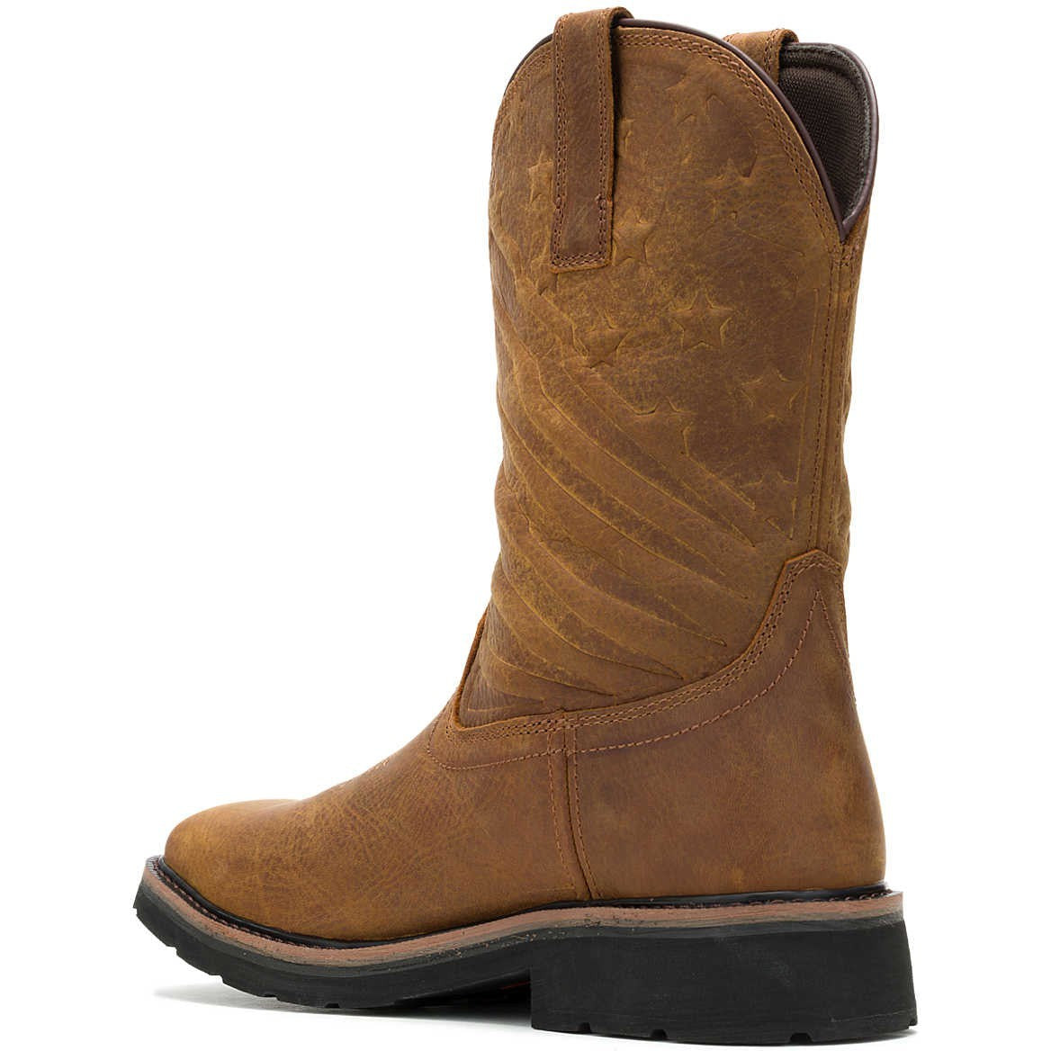 Wolverine Men's Rancher Flag Lx Steel Toe Waterproof Work Boot -Brown- W241184 - Overlook Boots