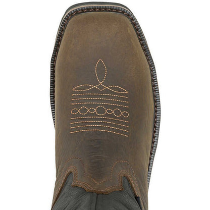 Wolverine Men's Rancher Flag Lx Steel Toe Waterproof Western Work Boot -Black- W241185 - Overlook Boots