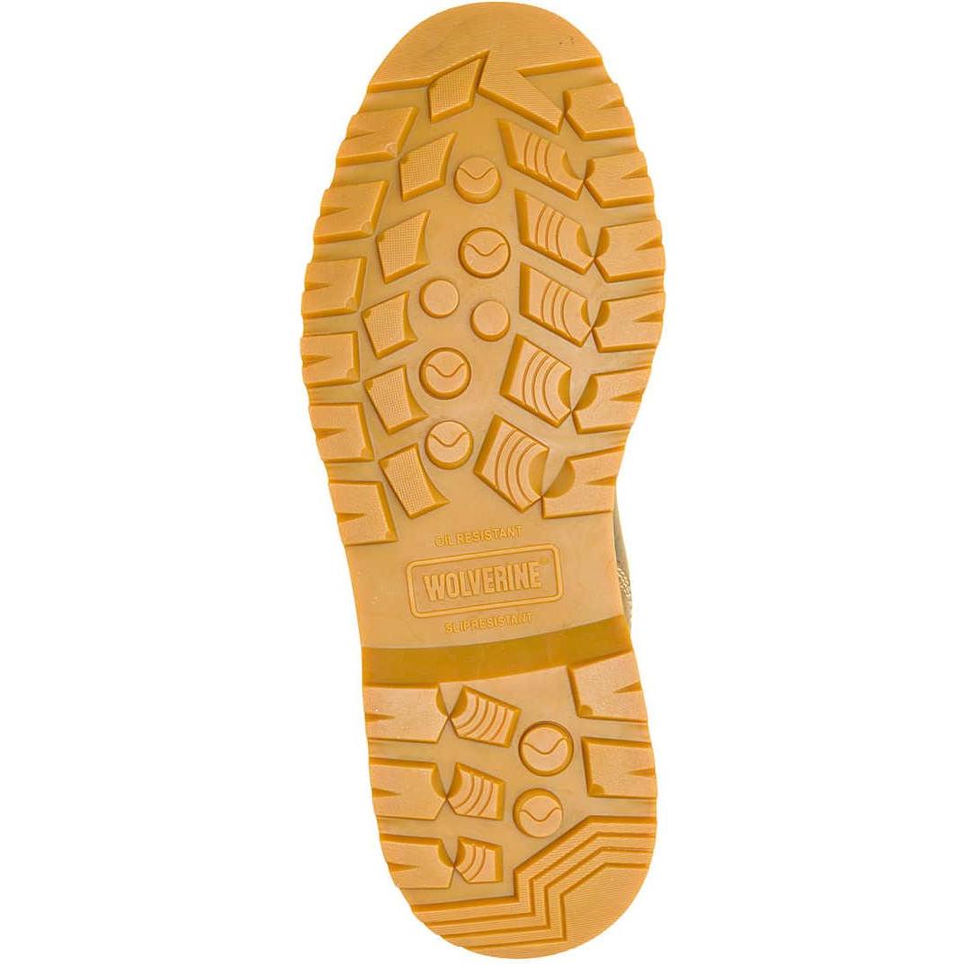 Wolverine Men's Floorhand Steel Toe Waterproof Pull On Wellington Work Boot - Wheat - W241194 - Overlook Boots