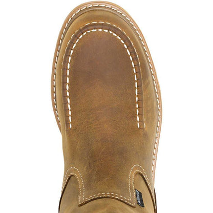 Wolverine Men's Floorhand Steel Toe Waterproof Pull On Wellington Work Boot - Wheat - W241194 - Overlook Boots