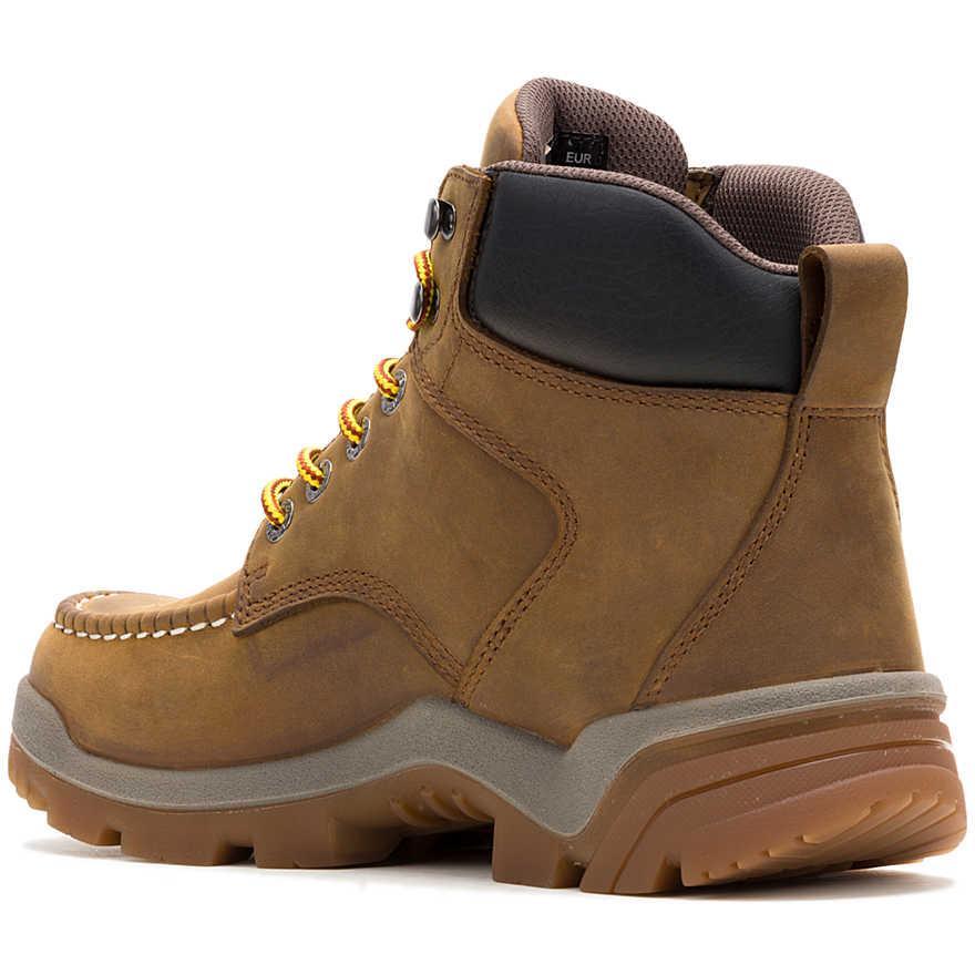 Wolverine Men's Vantage Ft HyperRest 6" Moc Toe Waterproof Work Boot - Tan - W250005 - Overlook Boots