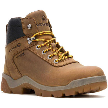 Wolverine Men's Vantage Ft HyperRest 6" Soft Toe Waterproof Work Boot - Tan - W250028 7 / Medium / Tan - Overlook Boots