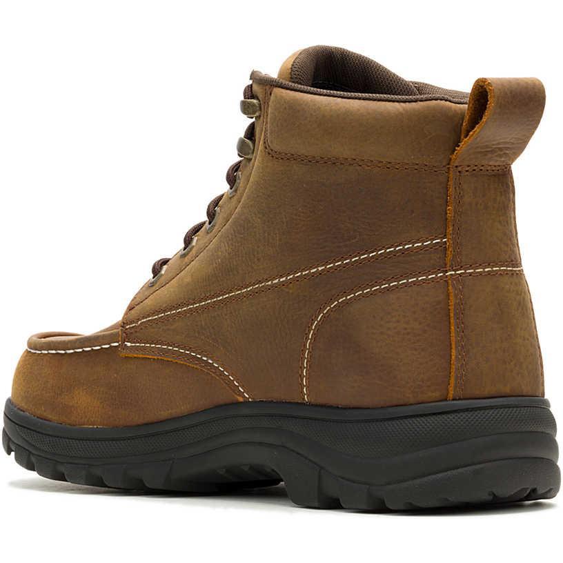 Wolverine Men's Carlsbad 6" Moc Toe Waterproof Work Boot - Brown - W250032 - Overlook Boots