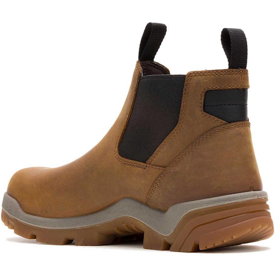 Wolverine Men's Vantage Romeo Ft HyperRest Waterproof Work Boot - Tan - W250001 - Overlook Boots