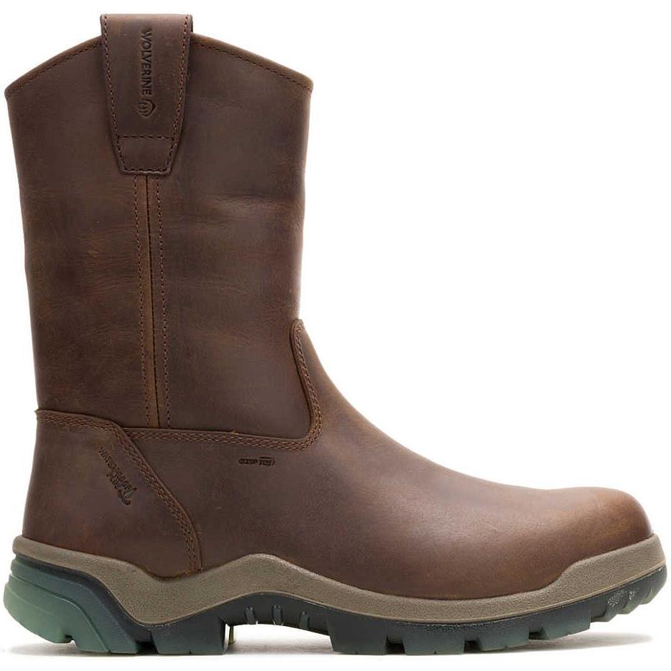 Wolverine Men's Vantage Ft HyperRest Waterproof Wellington Work Boot - Brown - W251012 - Overlook Boots