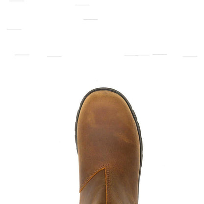 Wolverine Men's Carlsbad Steel Toe Waterproof Slip On Work Boot - Brown - W251050 - Overlook Boots