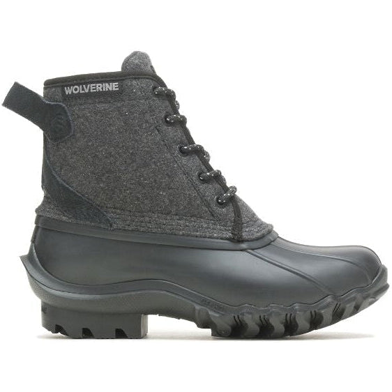Wolverine Women's Torrent Wool Duck Boot Black Wool W880345 5 / Medium / Black - Overlook Boots