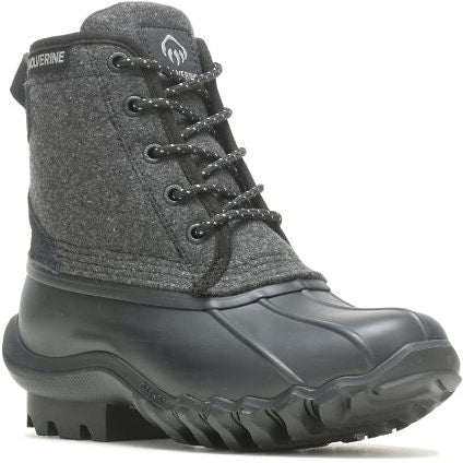 Wolverine Women's Torrent Wool Duck Boot Black Wool W880345  - Overlook Boots