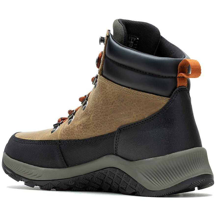 Wolverine Men's Luton Trail Mid Waterproof Hiking Boot -Gravel- W880447 - Overlook Boots