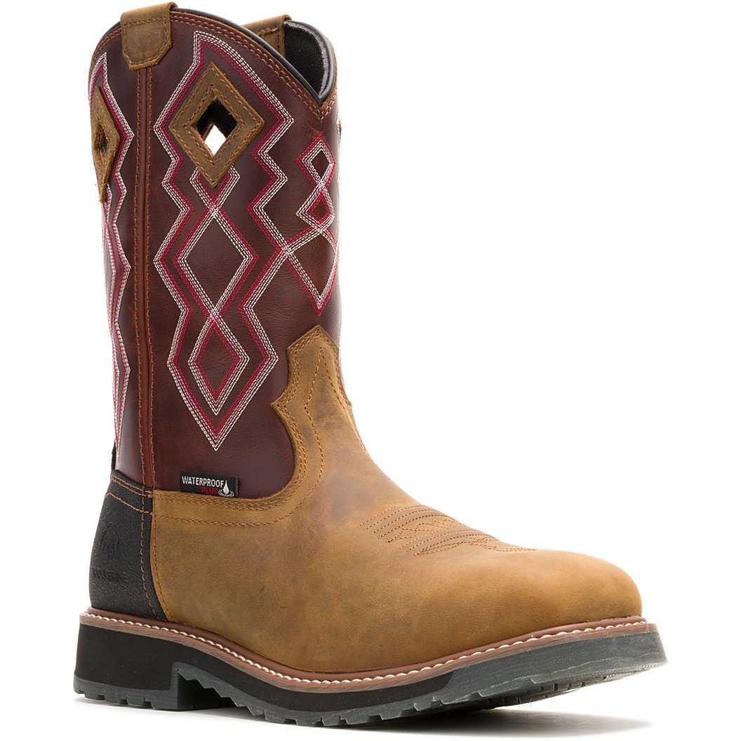 Wolverine Men's Rancher Pro Comp Toe Waterproof Western Work Boot - Rush - W251014 7 / Medium / Rush - Overlook Boots