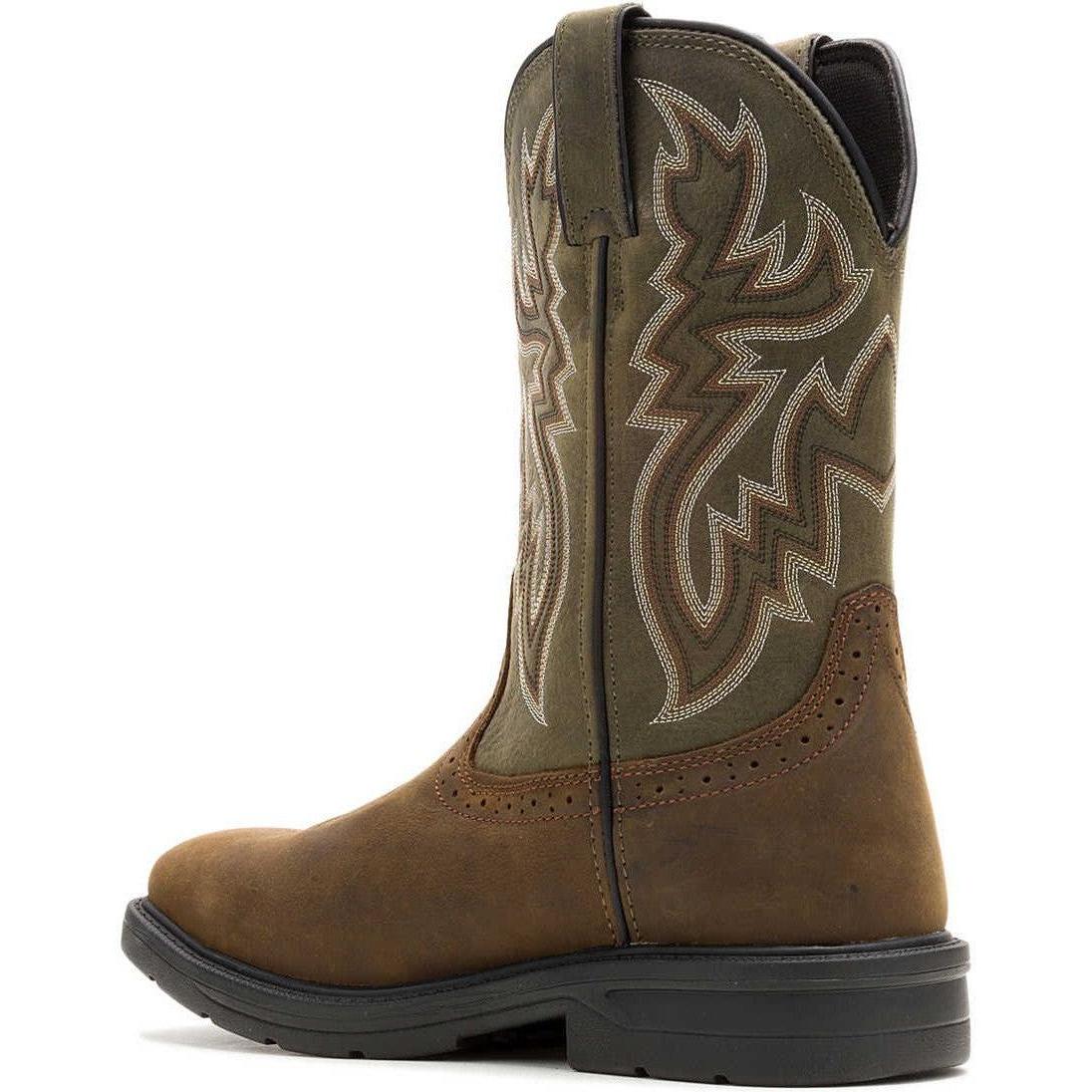 Wolverine Men's Rancher Level Steel Toe Waterproof Western Work Boot - Grey - W251044 - Overlook Boots