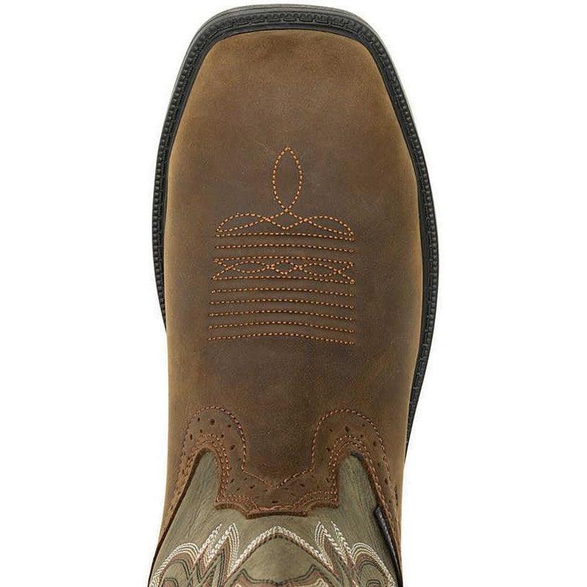 Wolverine Men's Rancher Level Steel Toe Waterproof Western Work Boot - Grey - W251044 - Overlook Boots