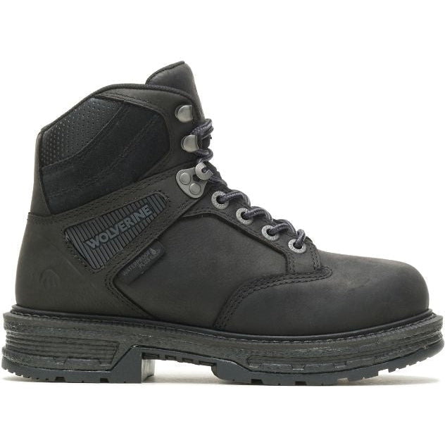 Wolverine Women's Hellcat UltraSpring 6" Waterproof Work Boot - Black - W211156 5 / Medium / Black - Overlook Boots
