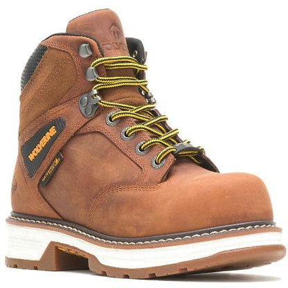 Wolverine Women's Hellcat UltraSpring 6" Waterproof Work Boot - Brown - W211155 - Overlook Boots