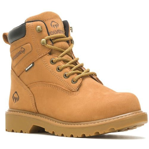 Wolverine Women's Floorhand 6" Waterproof Soft Toe Work Boot - Wheat - W220014 5 / Medium / Wheat - Overlook Boots