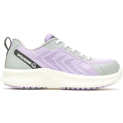 Wolverine Women's Bolt Durashocks Knit Work Shoe -Lavendar- W231009 5 / Medium / Lavendar - Overlook Boots