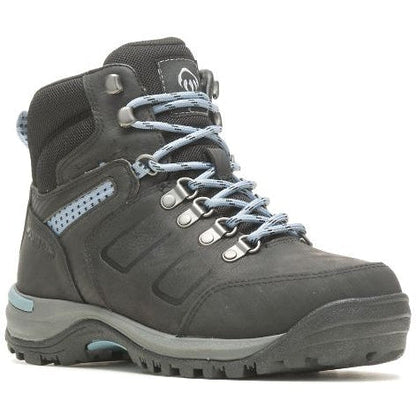 Wolverine Women's Chisel 6" Soft Toe Waterproof Slip Resistant Work Boot -Black- W230032 - Overlook Boots