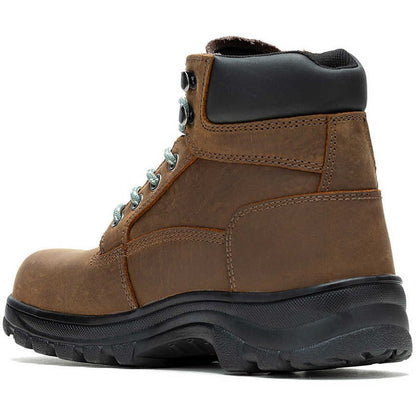 Wolverine Women's Carlsbad 6" Soft Toe Waterproof Work Boot- Brown- W240003 - Overlook Boots