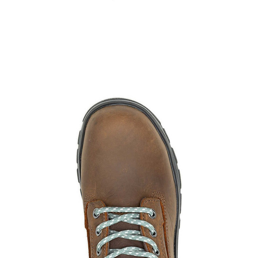 Wolverine Women's Carlsbad 6" Soft Toe Waterproof Work Boot- Brown- W240003 - Overlook Boots