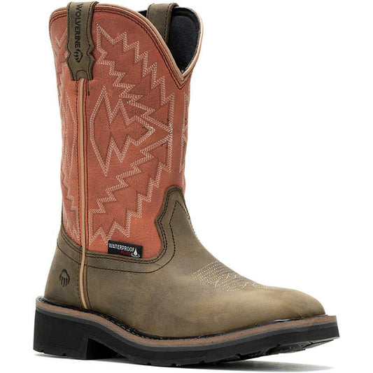 Wolverine Women's Rancher Arrow Steel Toe Waterproof Western Work Boot- Rose- W241052 - Overlook Boots