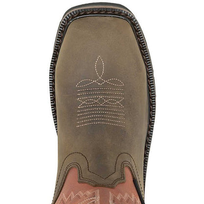 Wolverine Women's Rancher Arrow Steel Toe Waterproof Western Work Boot- Rose- W241052 - Overlook Boots