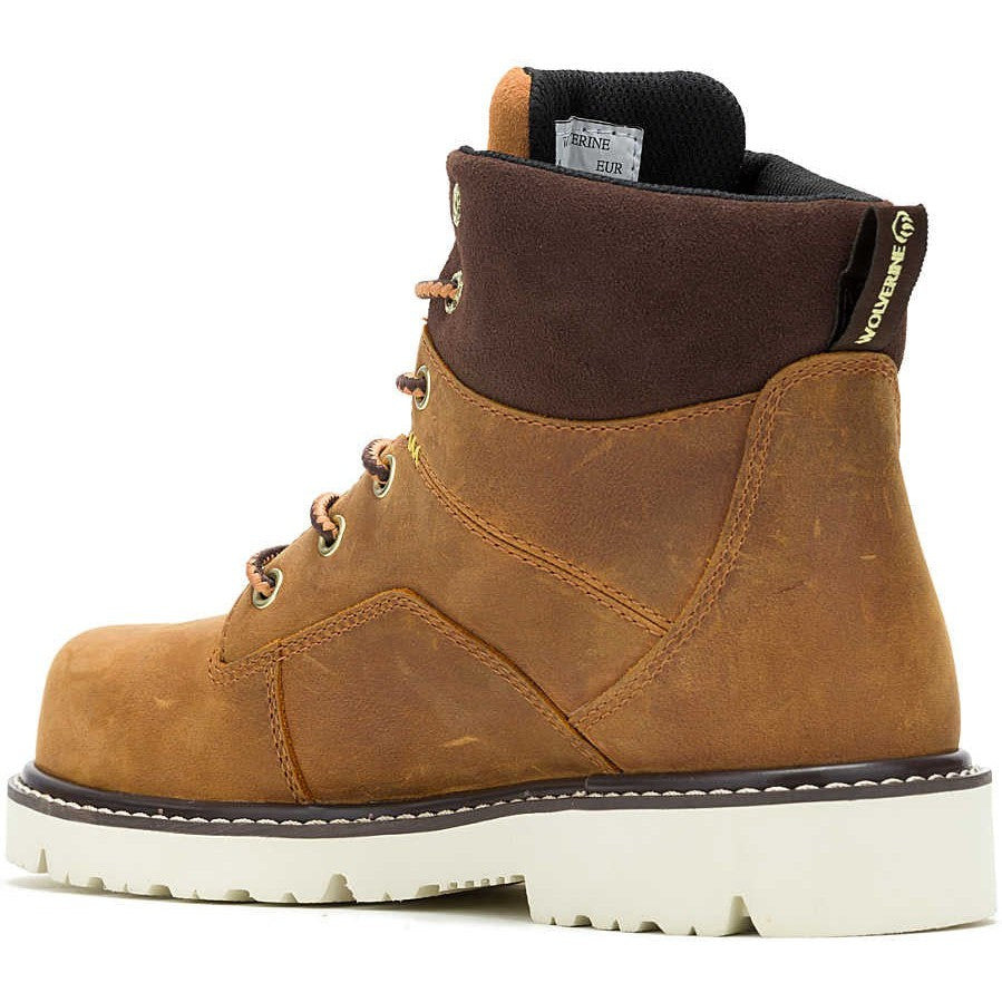 Wolverine Women's Revival 6" Composite Toe Waterproof Slip Resistant Work Boot -Cashew- W241141 - Overlook Boots