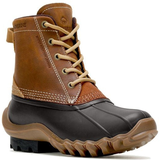 Wolverine Women's Torrent Waterproof Duck Boot - Cognac- W880227  - Overlook Boots