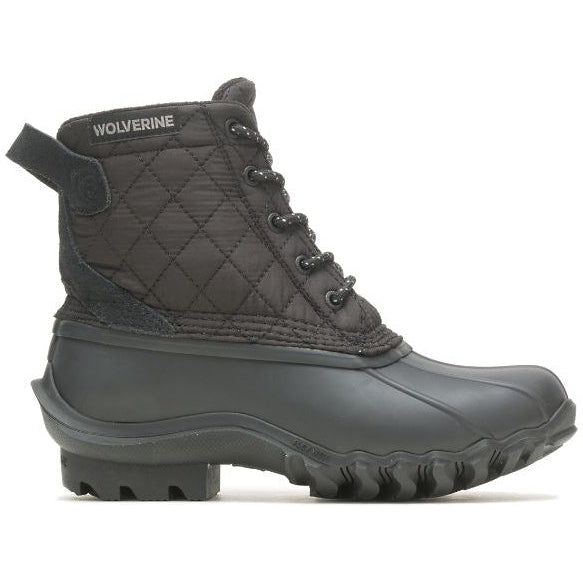 Wolverine Women's Torrent Quilted Duck Boot - Black W880344 5 / Medium / Black - Overlook Boots