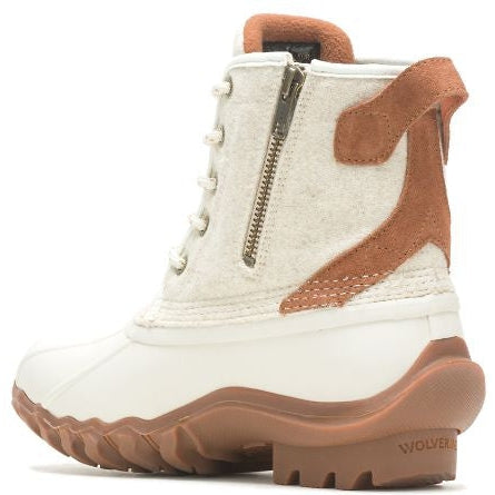 Wolverine Women's Torrent Wool Duck Boot Ivory Wool W880346  - Overlook Boots