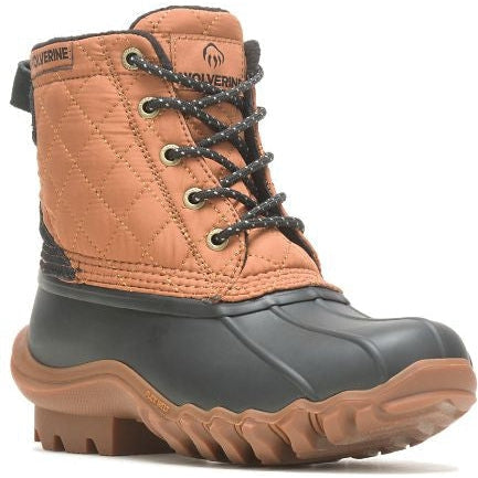 Wolverine Women's Torrent Quilted Rain And Snow Duck Boot Black W880380  - Overlook Boots