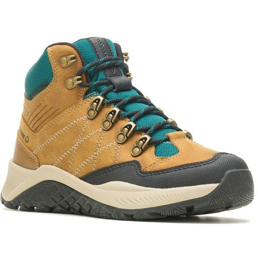 Wolverine Women's Luton Mid Waterproof Outdoor Hiker Boot -Gold- W880386 - Overlook Boots
