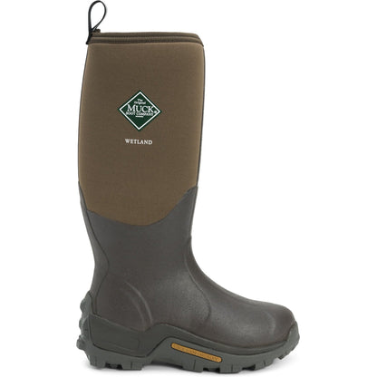 Muck Men's Wetland Waterproof Wellington Rubber Work Boot - Tan/Bark - WET-998K - Overlook Boots
