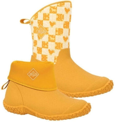 Muck Women's Muckster II Mid Waterproof Ankle Work Boot -Yellow- WM28FRM - Overlook Boots