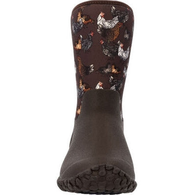 Muck Women's Muckster II Mid Waterproof Ankle Work Boot -Brown- WM29CK  - Overlook Boots