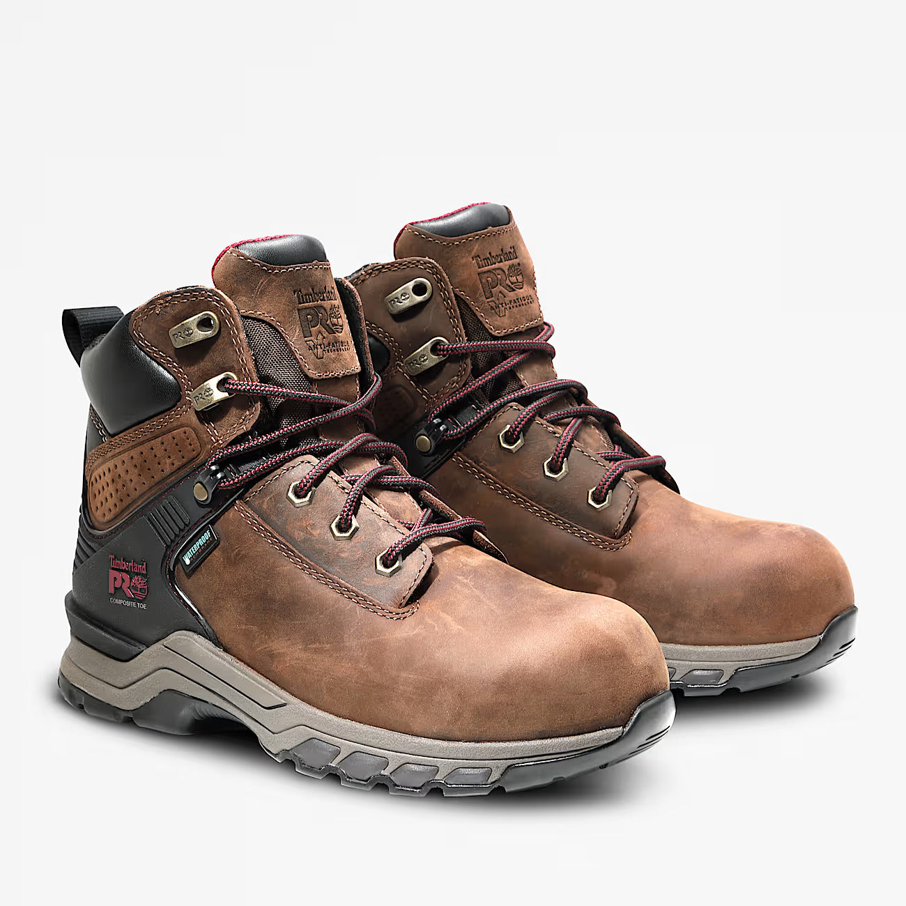 Timberland Pro Women's Hypercharge 6" Comp Toe Waterproof Work Boot - Brown - TB1A4115214 - Overlook Boots