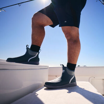 Xtratuf Men's Ankle 6" Waterproof Sport Deck Boot - Blue - XADSM201 - Overlook Boots