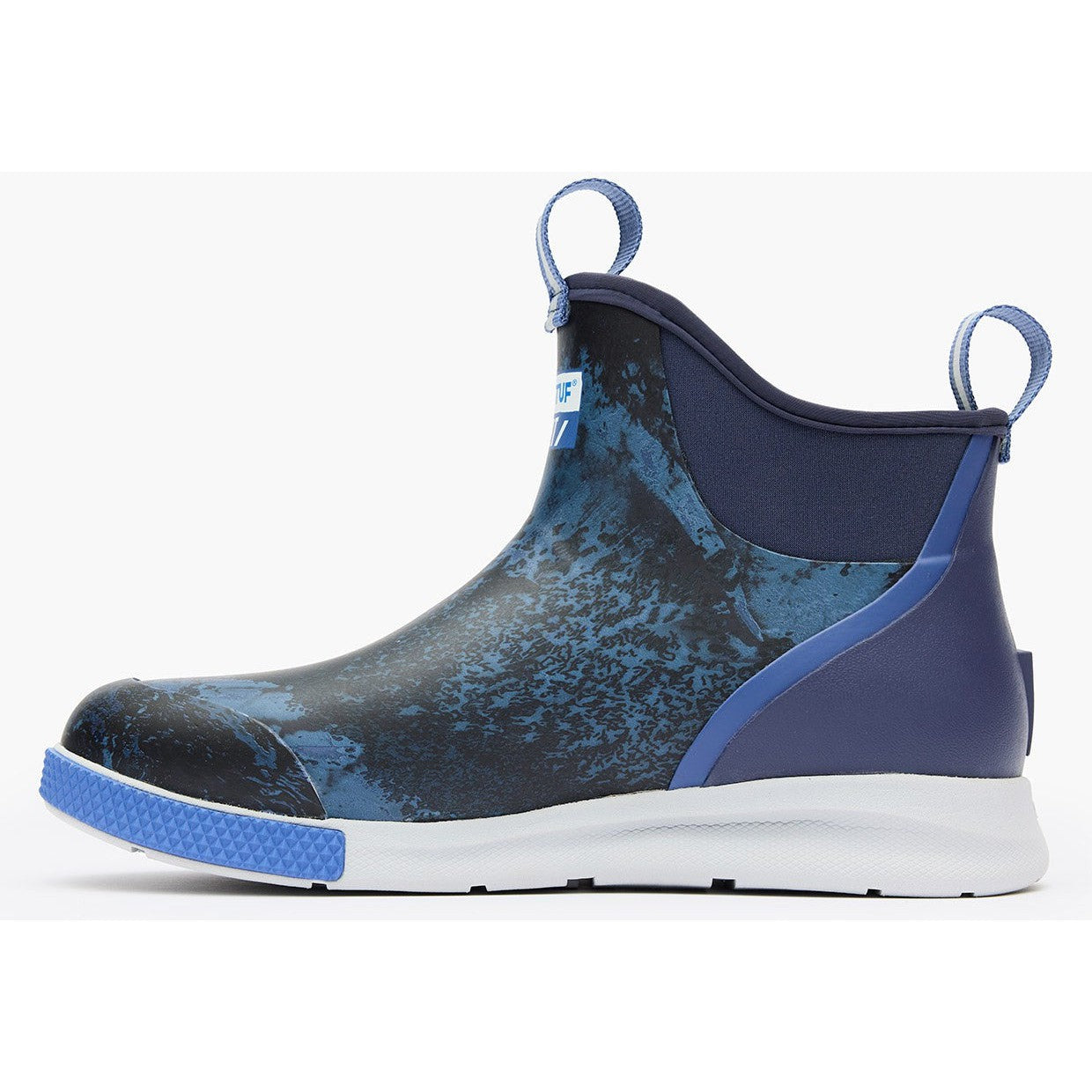 Xtratuf Men's Ankle 6" Soft Toe Waterproof Slip Resistant Sport Deck Boot -Blue- XADSM202 - Overlook Boots